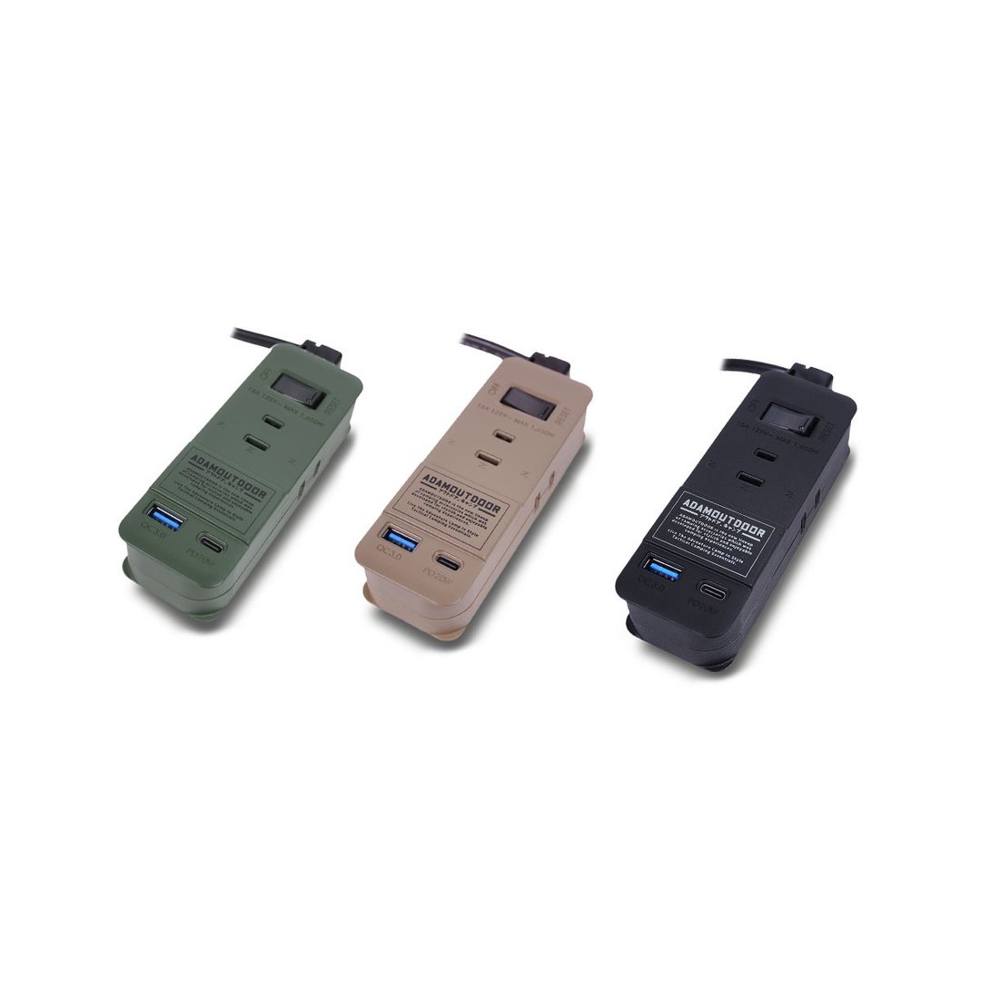 ADAMOUTDOOR 3座扩充QC/PD延长线 - 其他 - 塑料 多色