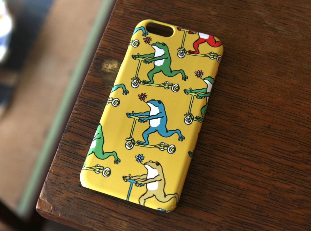 iPhone Case Frogs Yellow - 手机壳/手机套 - 纸 黄色