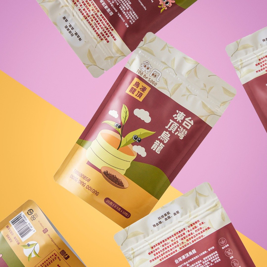 【Sage Tea 原叶茶包 - 有绳】 【随机新旧包装】 冻顶乌龙 10个 - 茶 - 新鲜食材 白色