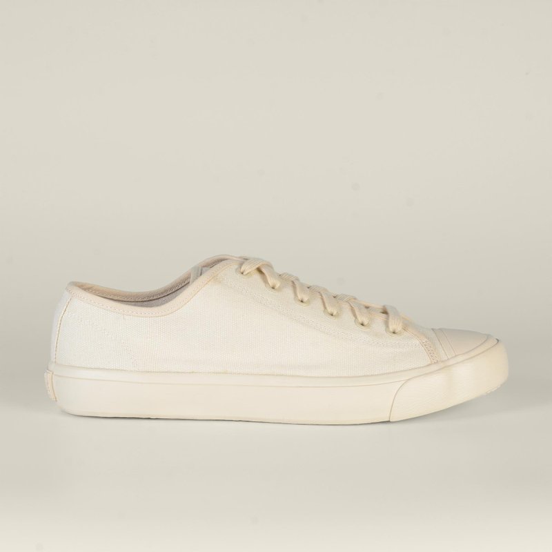 Routeburn Series Sneaker - White - 男款休闲鞋 - 棉．麻 白色