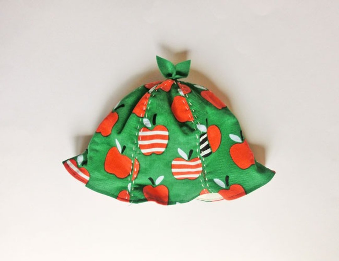 Grow Up! Leaf Hat for Baby & Toddler / Cutie Apples - 围嘴/口水巾 - 棉 绿色