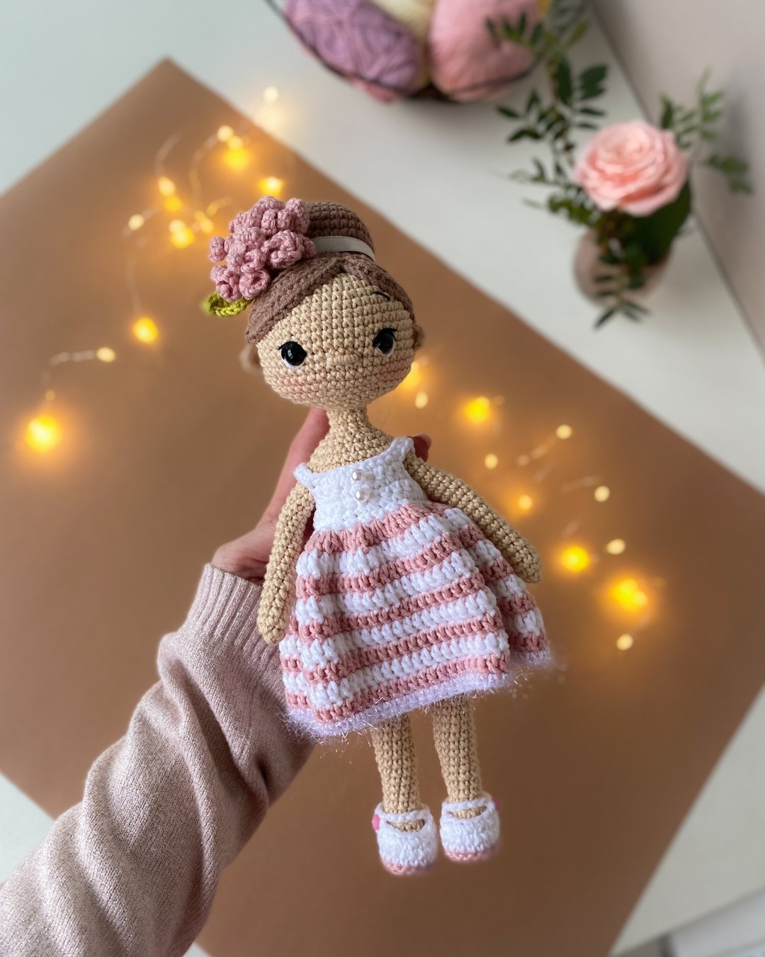 钩针娃娃，Amigurumi 娃娃，手工娃娃，苏菲娃娃 - 玩具/玩偶 - 棉．麻 多色