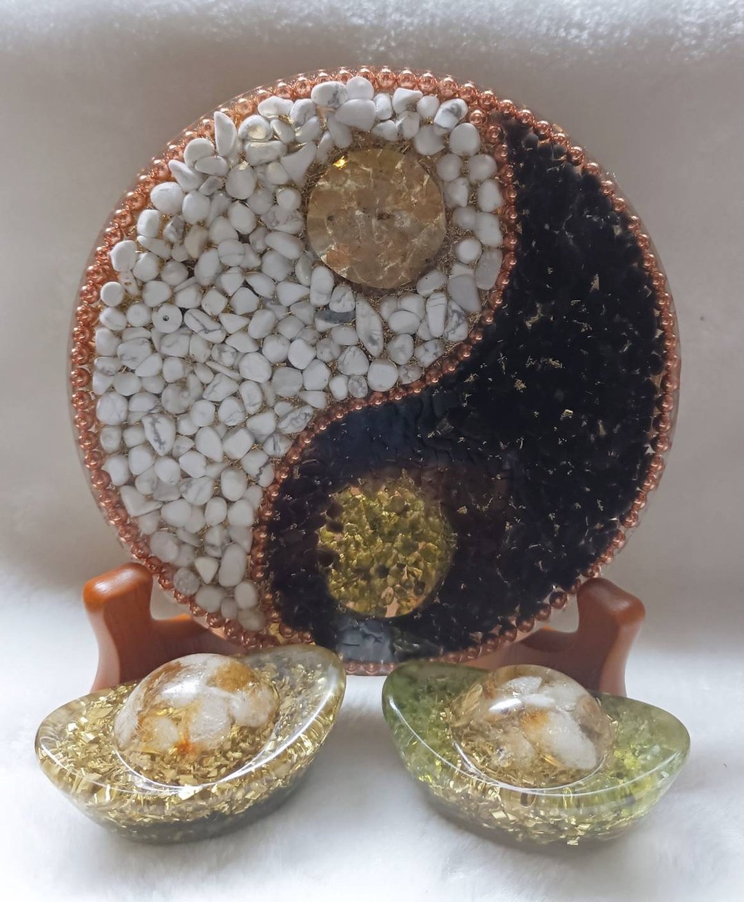 两仪太极开运奥刚Orgonite - 摆饰 - 水晶 