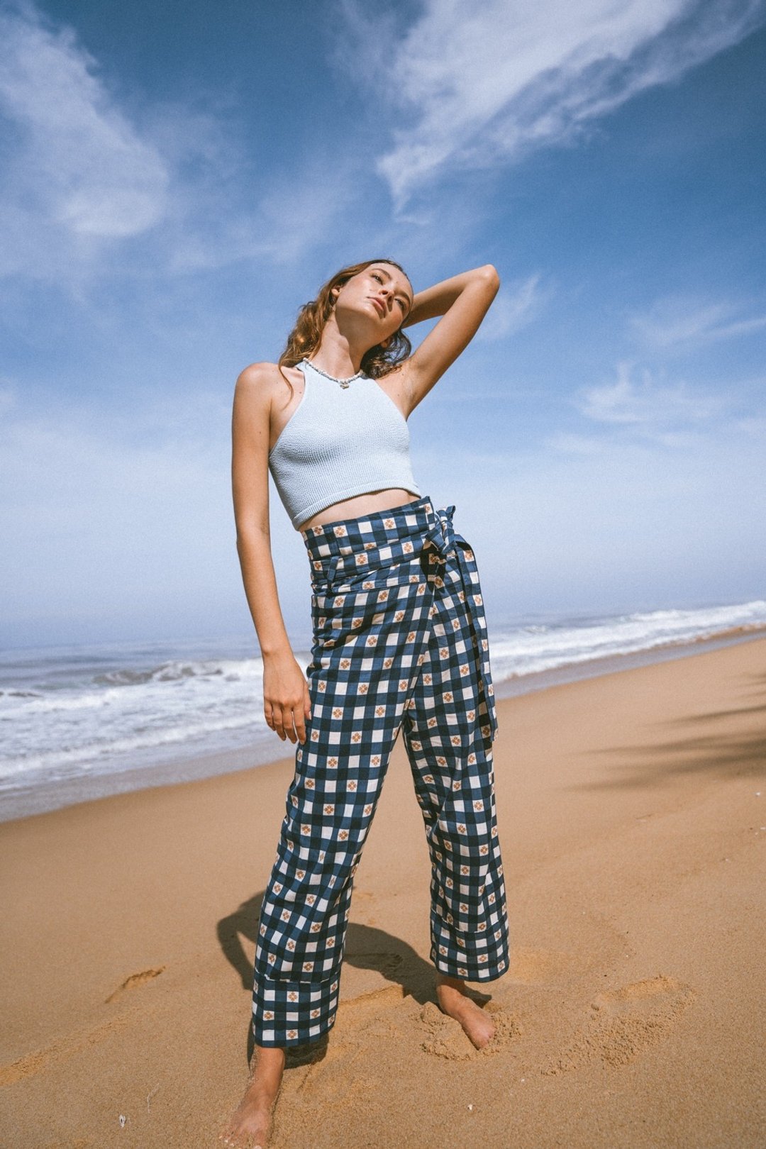 Tartan Primrose Oceana Pants - 男士长裤 - 其他材质 蓝色
