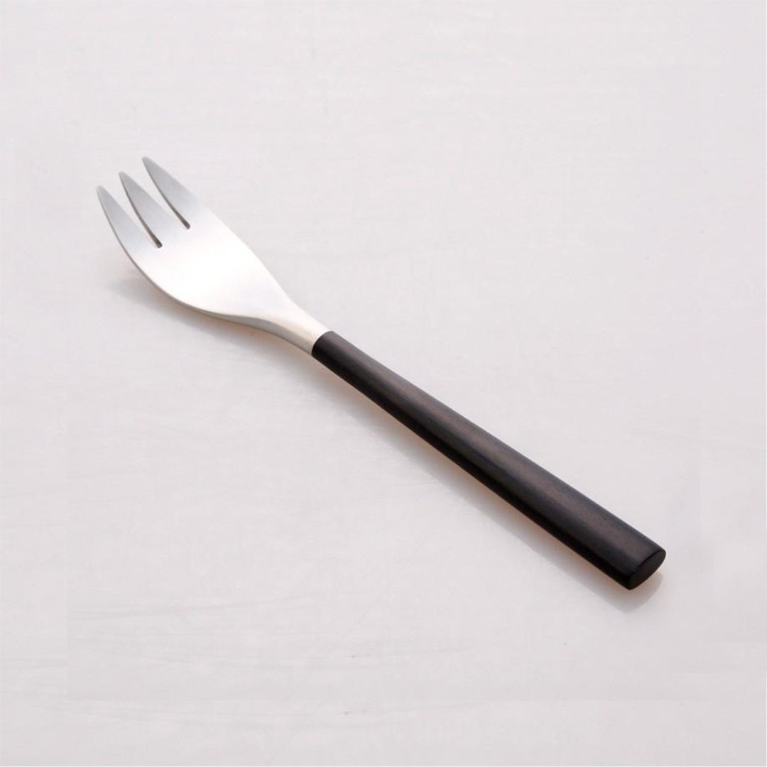 【柳宗理】 桦木餐叉L19cm - 餐刀/叉/匙组合 - 不锈钢 