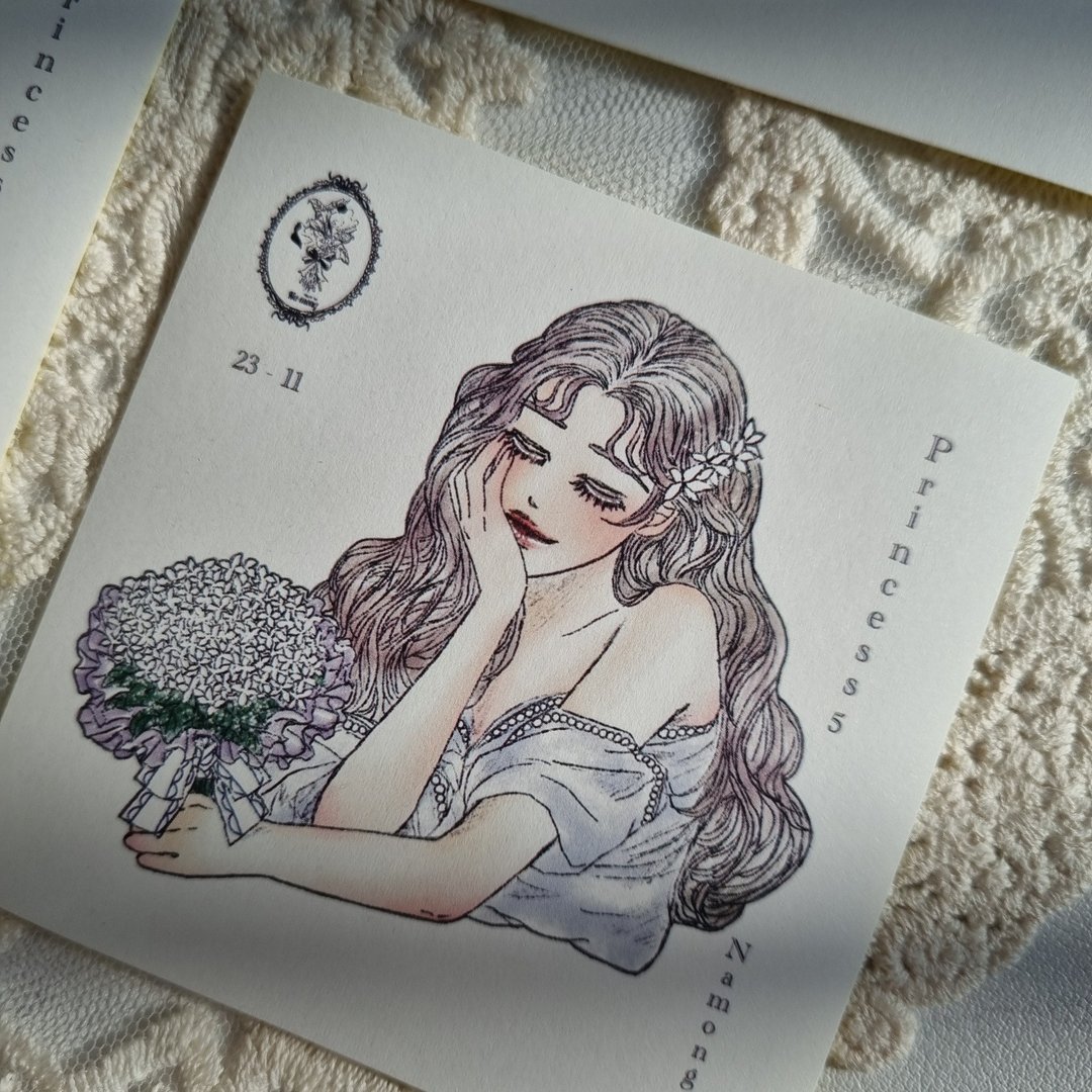 公主号 5 - 贴纸 - 纸 