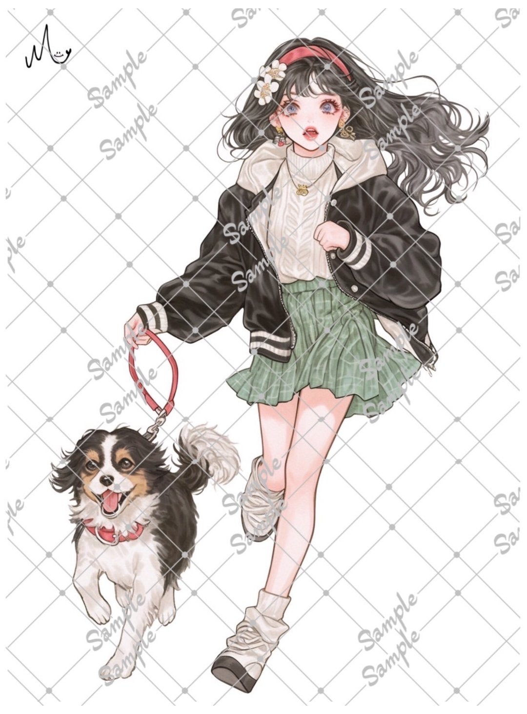 原创人物贴纸 8月新品 - 贴纸 - 纸 