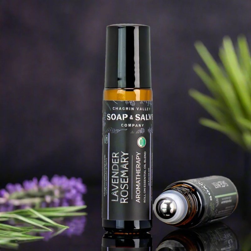 有机精油滚珠瓶10mL/薰衣草迷迭香/香氛/香水/随身瓶 - 身体护肤/按摩油 - 精油 