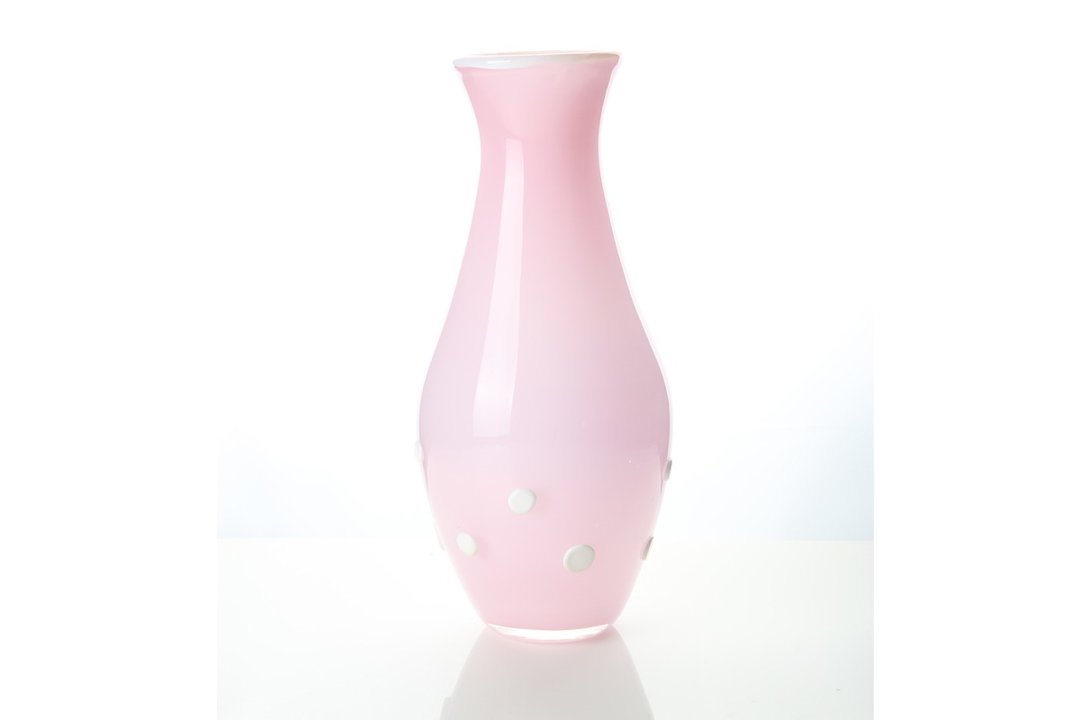虹彩 粉红 手工花瓶 玻璃花器 - 花瓶/陶器 - 玻璃 粉红色