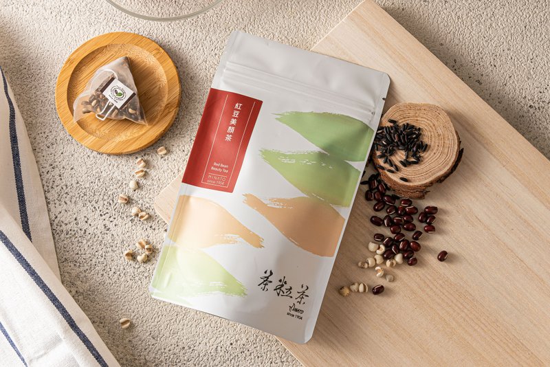 【茶粒茶】红豆美颜茶(10入/袋)  无咖啡因 红豆水 - 茶 - 其他材质 红色
