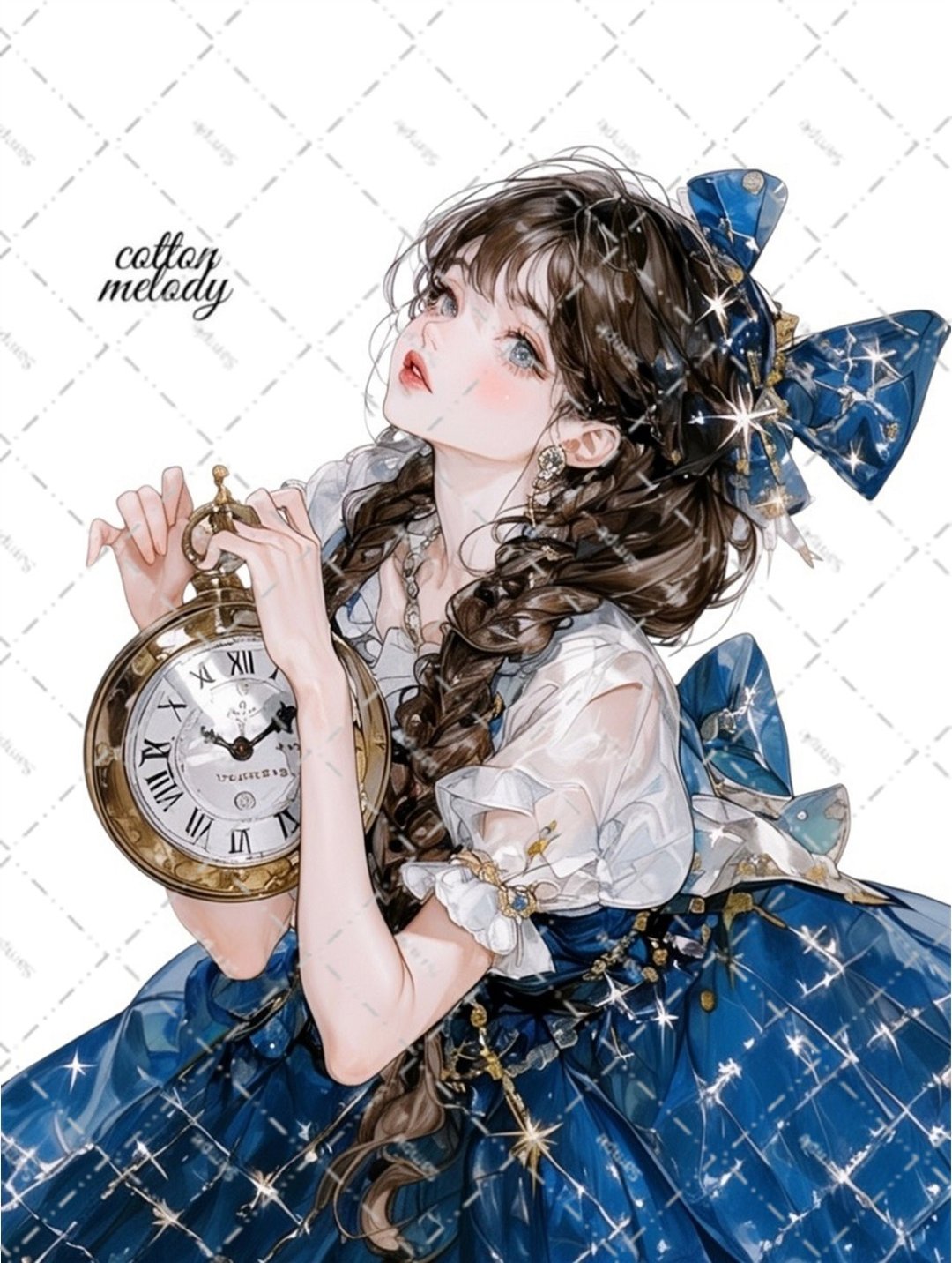 original sticker no.7267 人物贴纸 原创贴纸 人物贴纸 女孩贴纸 原创人物贴纸 - 贴纸 - 纸 