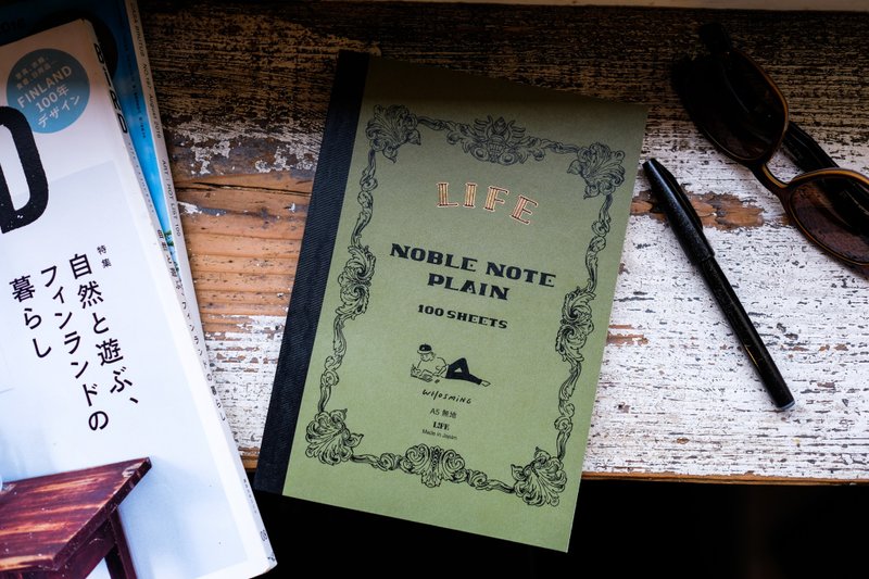 WHOSMiNG × LiFE Noble Note 限定笔记本 A5 空白 - 笔记本/手帐 - 纸 白色