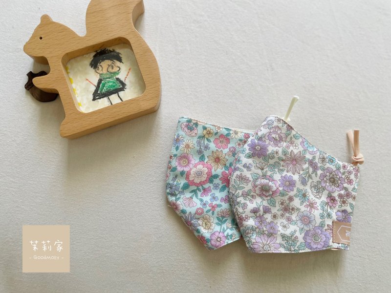 日本四重纱布口罩 -花之物语 - 口罩 - 棉．麻 