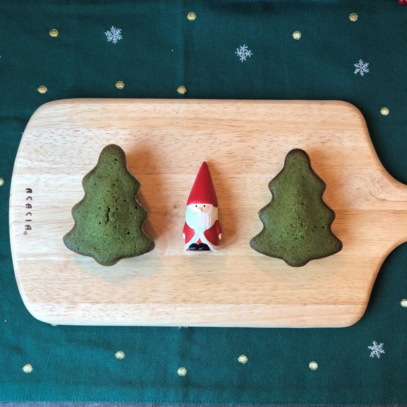 季节限定　圣诞树抹茶费南雪3颗树 - 蛋糕/甜点 - 新鲜食材 绿色