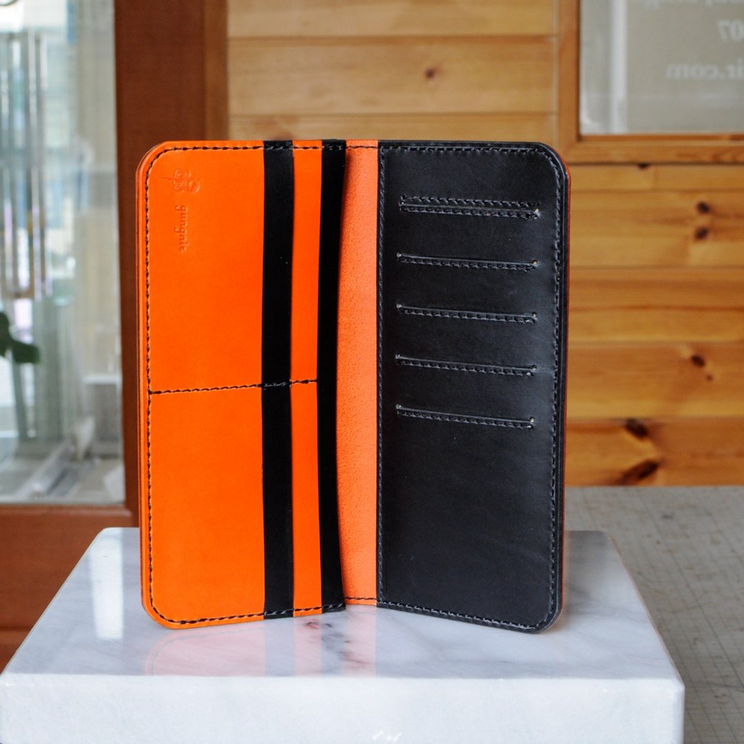 Long wallet for cards and bills No.6 Buttero - 皮夹/钱包 - 真皮 多色