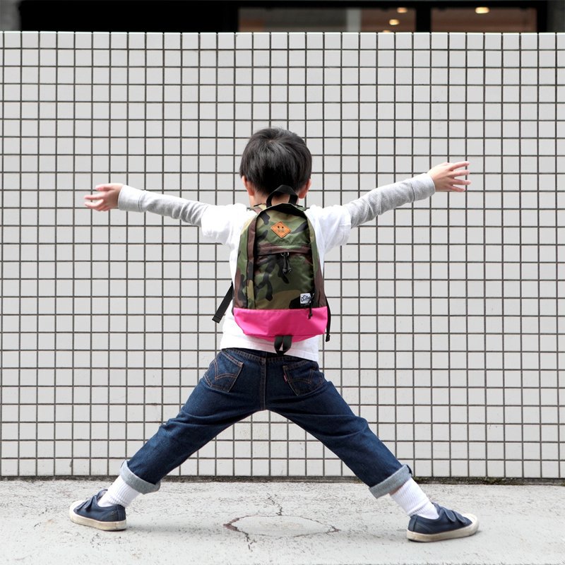 防水1000D Cordura 儿童后背包 (四色可选) - 后背包/双肩包 - 防水材质 红色