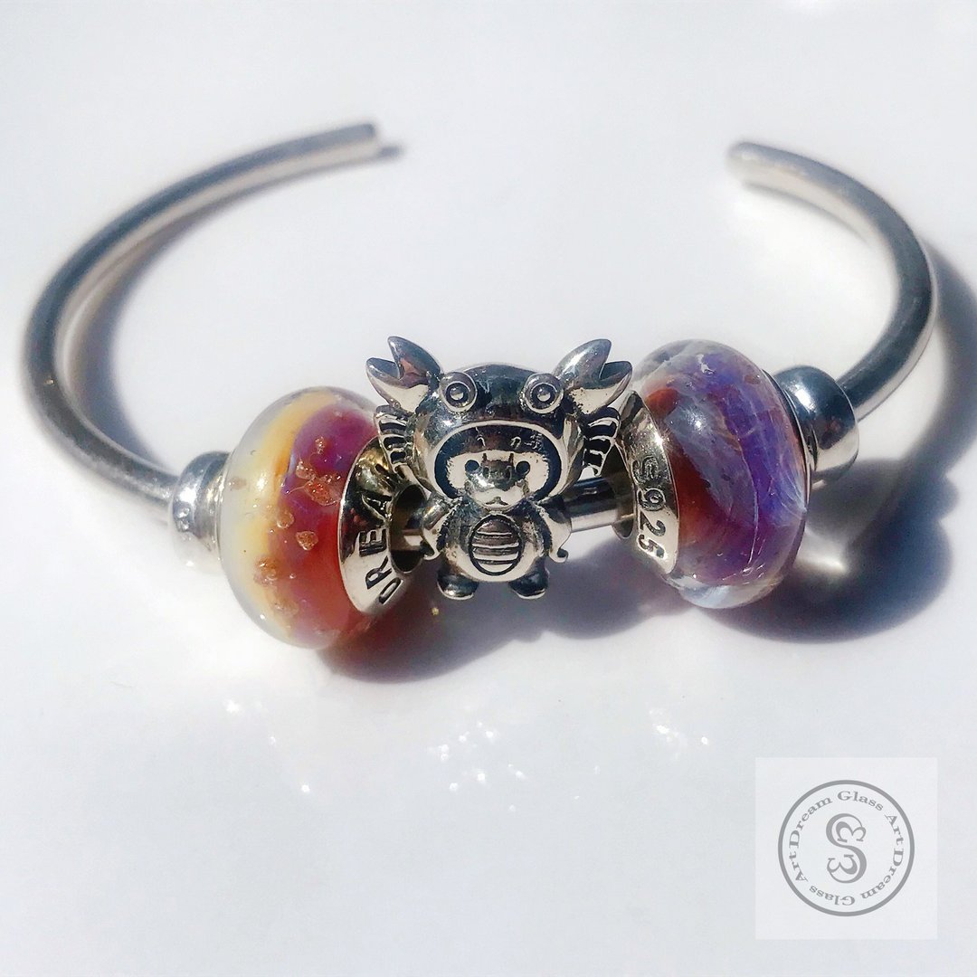 Ma Lei Bear 玛雷星座熊SBB-180165巨蟹座 - 手链/手环 - 其他金属 银色
