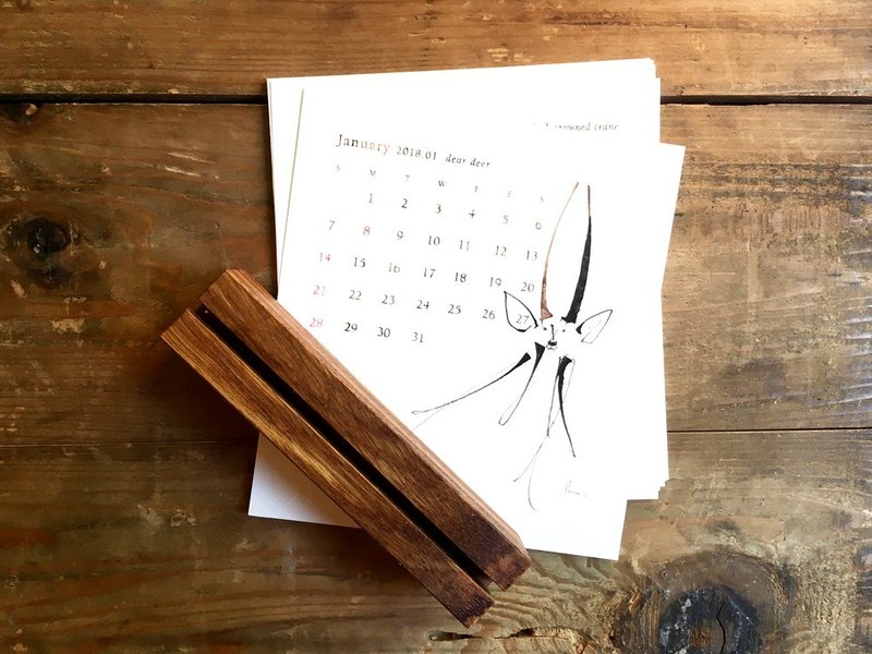 Desk Calendar 2018 - 年历/台历 - 纸 白色