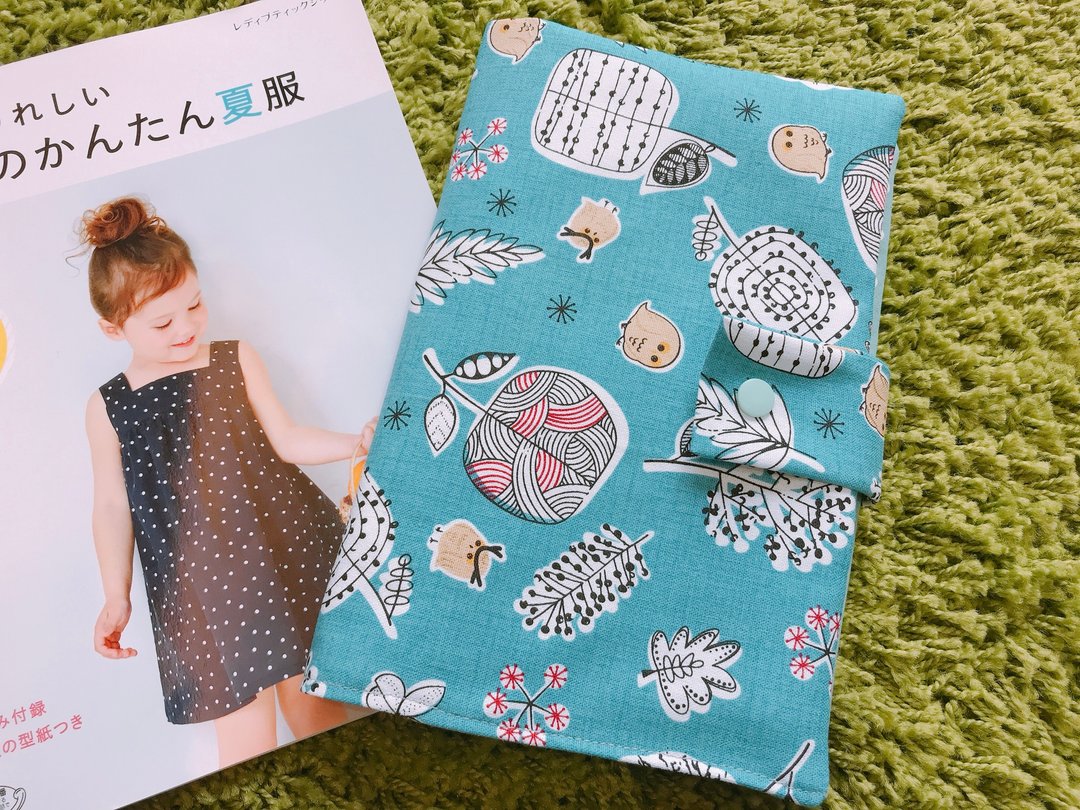 妈妈手册套/宝宝手册-海洋蓝猫头鹰 - 其他 - 棉．麻 蓝色