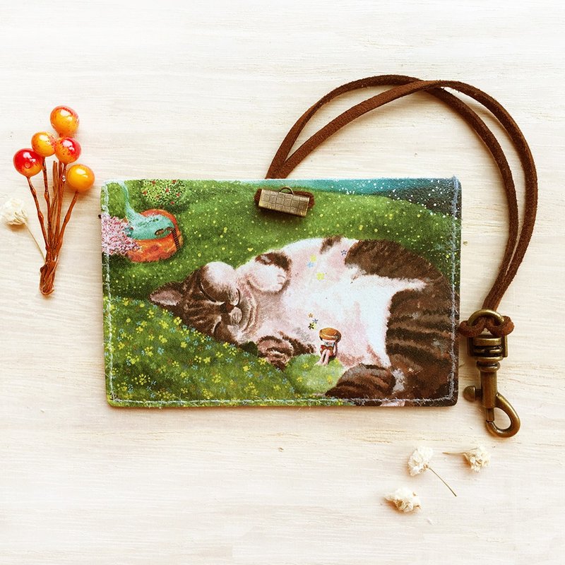 猫世界-你在我心中的份量(卡套/证件套) - 证件套/卡套 - 人造皮革 多色