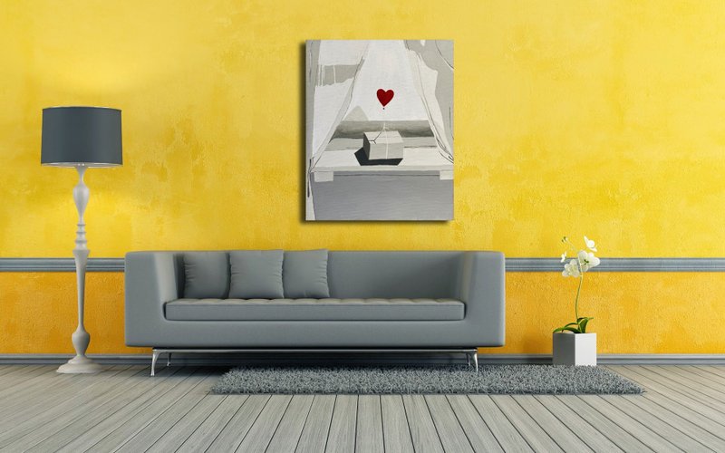 心画 墙饰 挂画 新年 家居 - 海报/装饰画/版画 - 压克力 多色