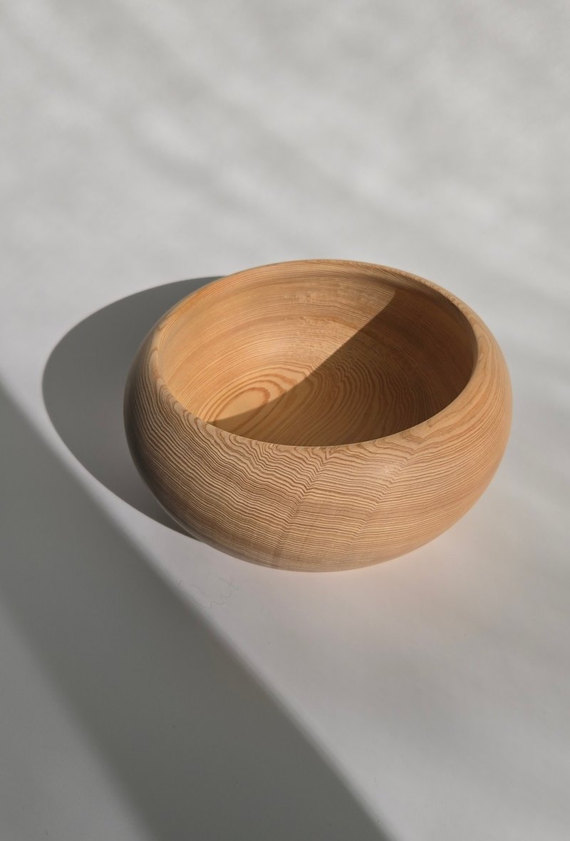 【桧木圆满盆】台湾桧木 居家/办公/开运聚财摆件 - 摆饰 - 木头 