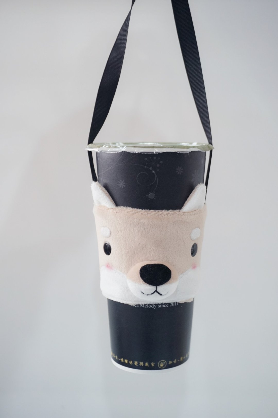 bucute柴犬立体环保饮料提袋/饮料杯套/环保杯套/提袋/超人气/手作 - 随行杯提袋/水壶袋 - 聚酯纤维 多色