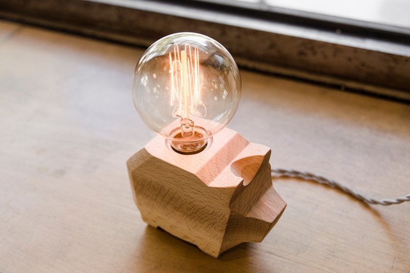 －劲空间设计－山毛榉硬派天蓬灯组-圆型钨丝灯泡系列 - 灯具/灯饰 - 木头 