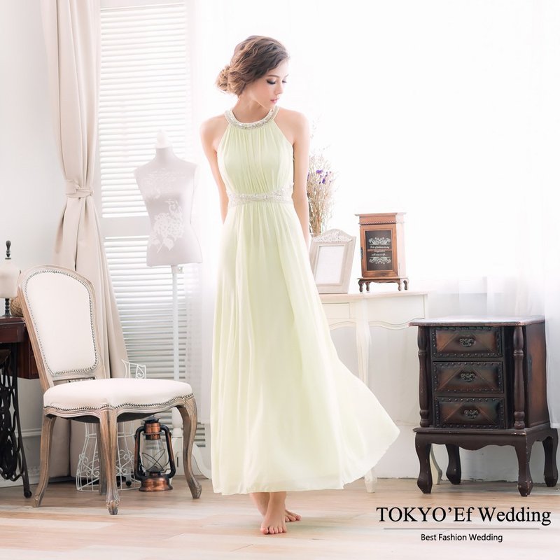 东京衣服 月光派对 典雅削肩 璀璨碎钻女神 超仙礼服 - 晚装/礼服 - 丝．绢 粉红色