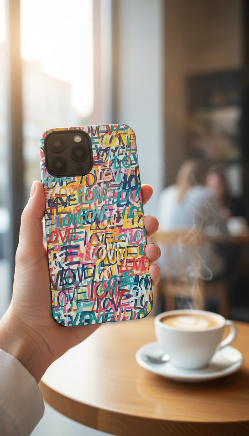 Love 街头涂鸦艺术 二合一双层防摔手机壳支持 MagSafe - 手机壳/手机套 - 塑料 多色