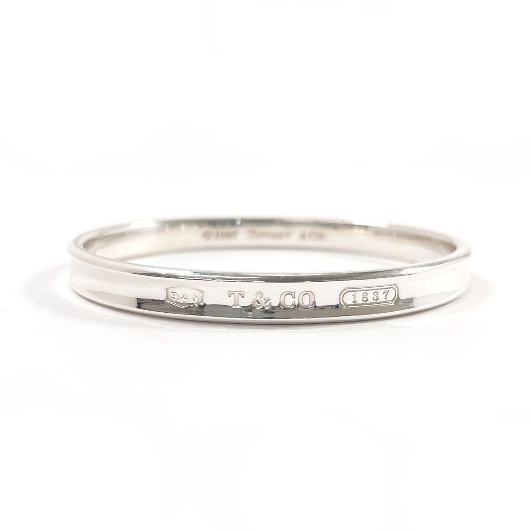 【日本直送 中古美品】蒂芙尼 TIFFANY&Co. 手镯 1837 窄版 纯银 925 饰品 - 手链/手环 - 纯银 银色