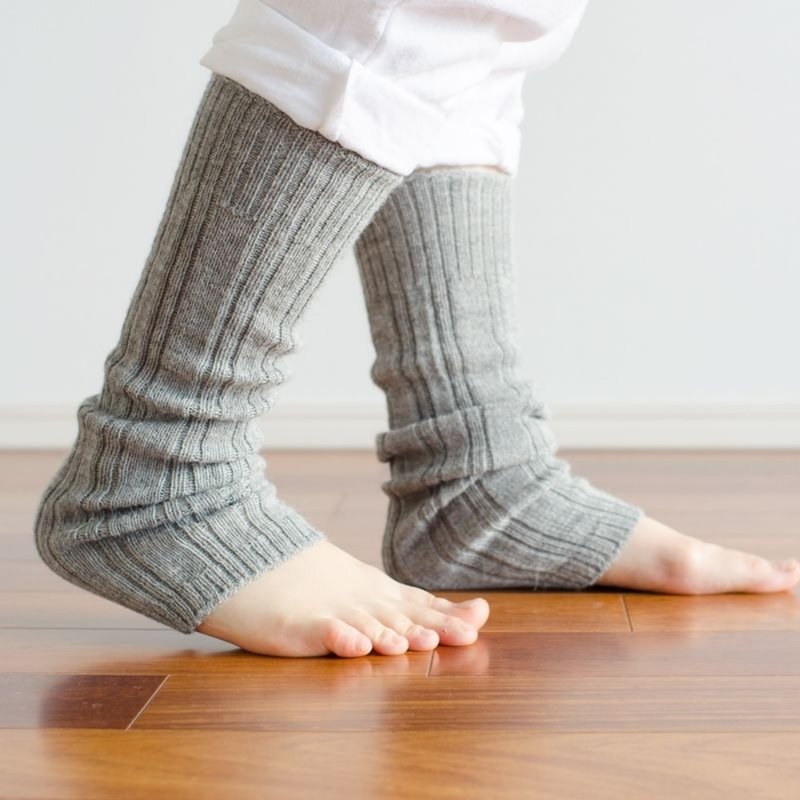 Baby Alpaca Leg Warmers - 女士内衣裤 - 环保材料 灰色