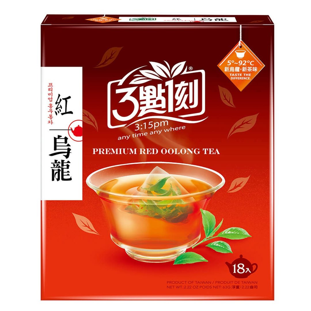 【3点1刻】红乌龙茶 18入/盒 - 茶 - 其他材质 红色