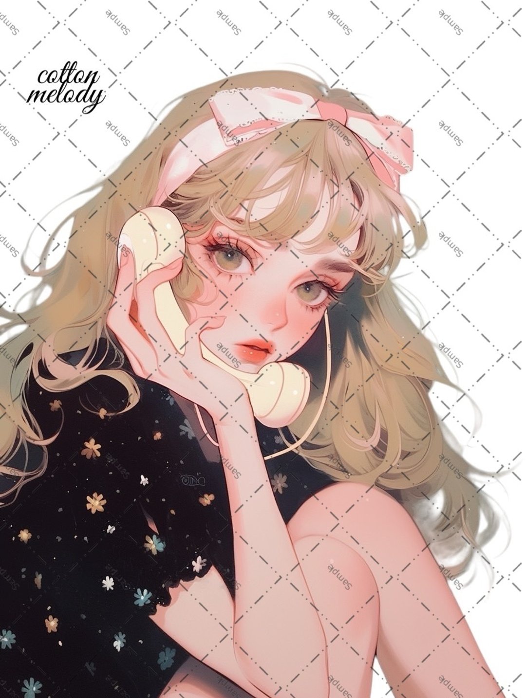 原创贴纸 no.1764 人物贴纸 原创贴纸 人物贴纸 女孩贴纸 原创人物贴纸 - 贴纸 - 纸 