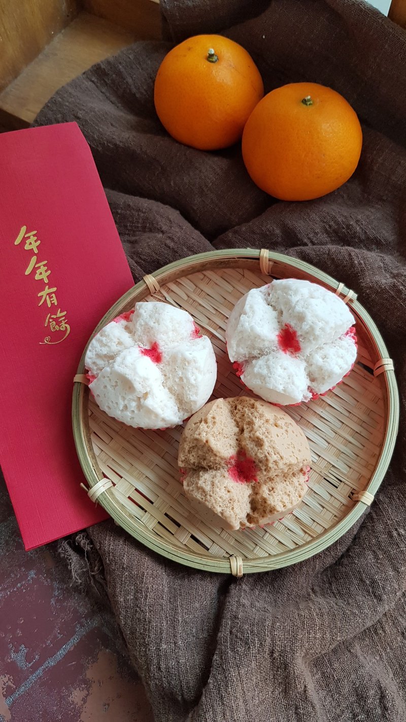 香氛发糕蜡烛 步步高升【台湾伴手礼】 - 香薰/精油/线香 - 蜡 红色