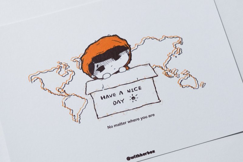 Murmurboo - Postcard Pack | 明信片 (Series 2) - 卡片/明信片 - 纸 橘色