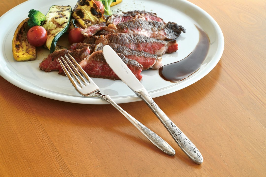 Minato dessert fork - 餐刀/叉/匙组合 - 不锈钢 银色