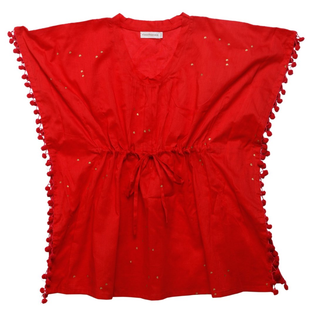 Amiya Kaftan in Red - 其他 - 棉 红色