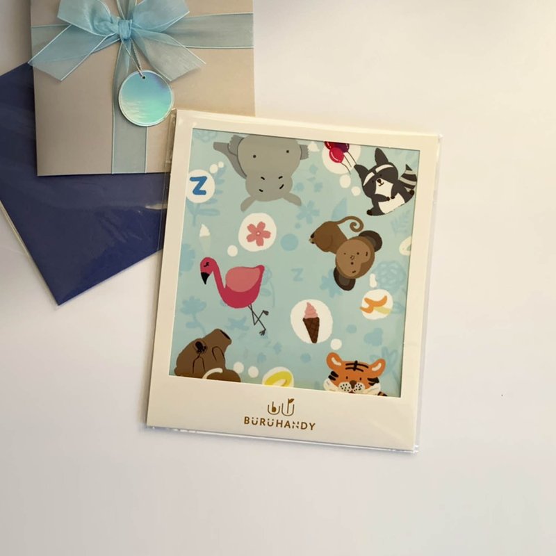 擦拭布/拭镜布/眼镜布/超细纤维-布噜得综合动物款 - 眼镜盒/眼镜布 - 聚酯纤维 