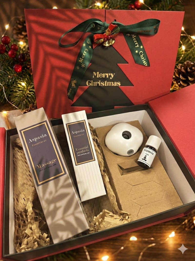 浪漫花香 - 经典芳香组 按摩精油+精油喷雾+薰香机组 四入组 - 身体护肤/按摩油 - 精油 