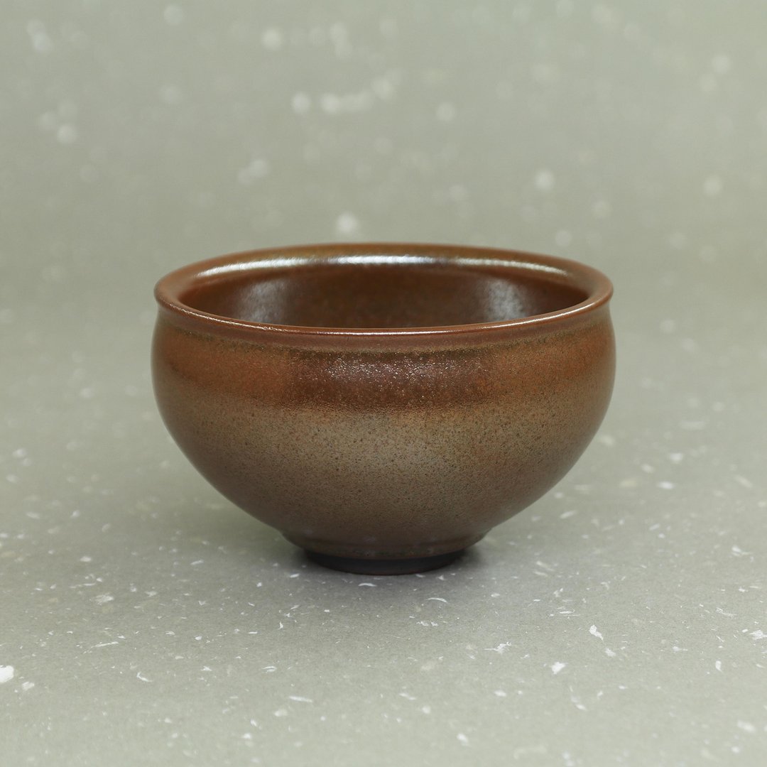 藏金釉拉坯茶盏 品茶杯 手作陶器 茶道具 - 茶具/茶杯 - 陶 