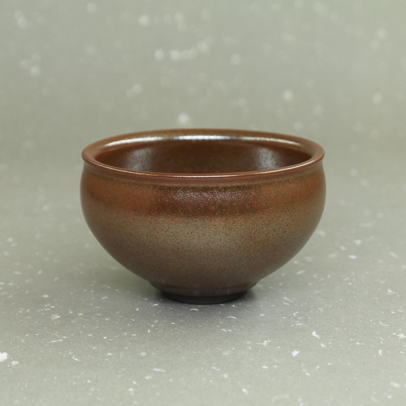 藏金釉拉坯茶盏 品茶杯 手作陶器 茶道具 - 茶具/茶杯 - 陶 