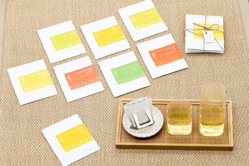 日本茶 | 交换礼物 上班族恩物 轻松易冲 手冲挂耳包 - 茶 - 新鲜食材 
