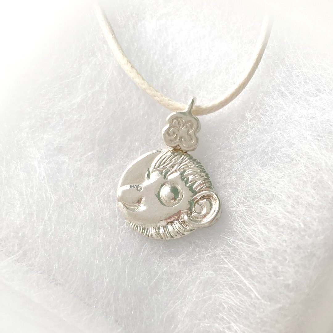 小猴子吱吱 925银项链silver925 - 项链 - 纯银 银色
