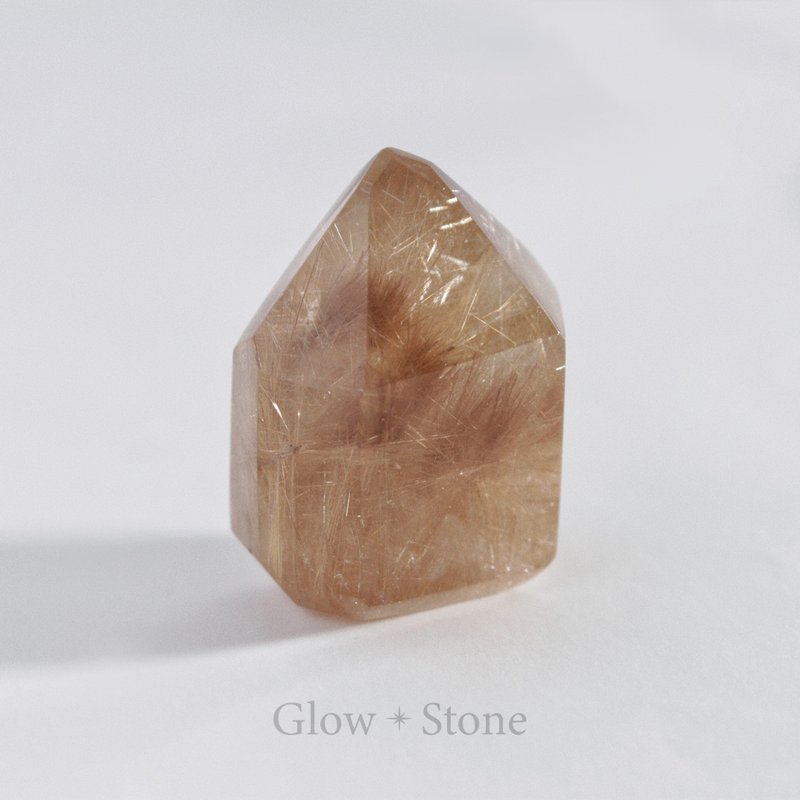 金发晶 小摆件 Golden Rutilated Quartz - 摆饰 - 水晶 金色