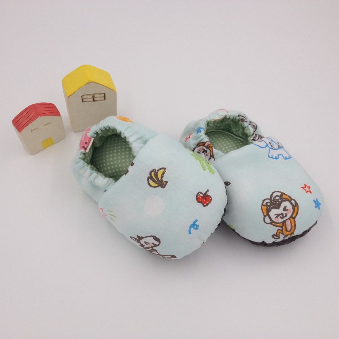 手绘Zoo-初步鞋/成长鞋 - 婴儿鞋 - 棉．麻 多色