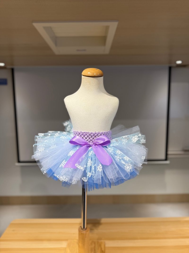 浪漫雪花手作纱裙/宝宝写真 - 洋装/连衣裙 - 其他材质 