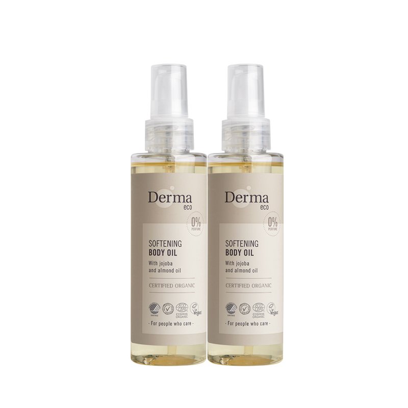 【Derma】大地有机植萃抚纹护肤油-2入组 - 身体护肤/按摩油 - 其他材质 白色