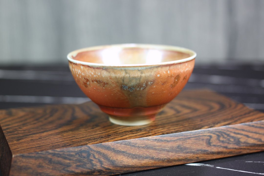 【沐春生活】天目釉 柴烧茶杯 莺歌陶艺名家叶敏祥作品 - 茶具/茶杯 - 瓷 