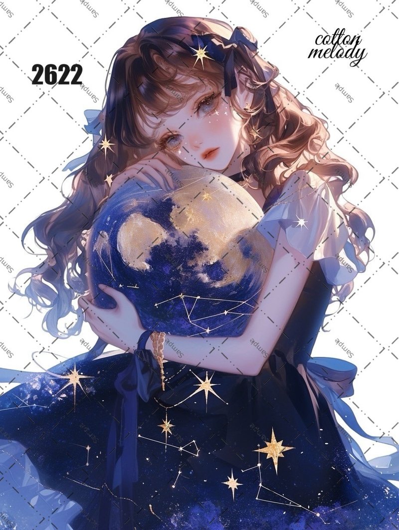original sticker no.2622 人物贴纸 原创贴纸 原创人物贴纸 装饰贴纸 cotton melody - 贴纸 - 纸 